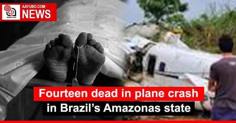 Fourteen dead in plane crash in Brazil’s Amazonas state