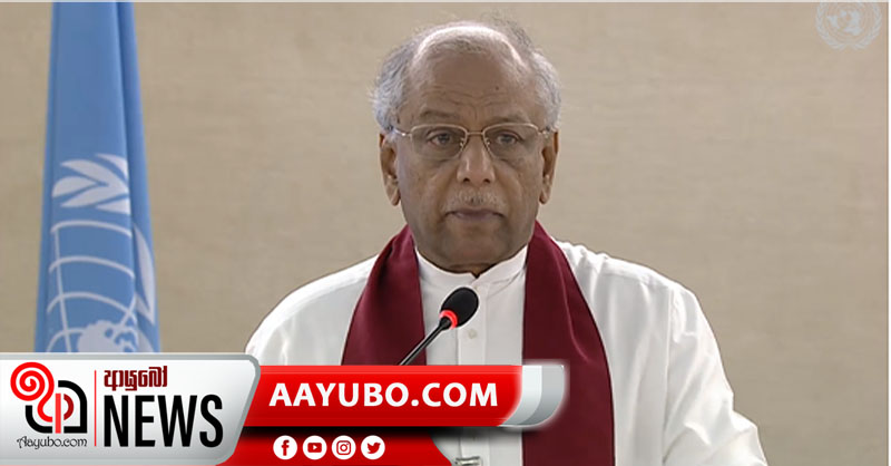 දිනේෂ් ගුණවර්ධන එක්සත් ජාතීන්ගේ මානව හිමිකම් කවුන්සිලයේදී සිංහනාදය පතුරුවයි