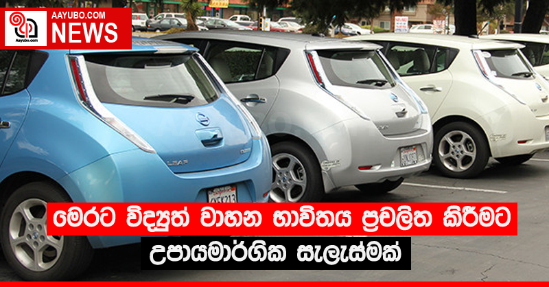 මෙරට විද්‍යුත් වාහන භාවිතය ප්‍රචලිත කිරීමට උපායමාර්ගික සැලැස්මක්
