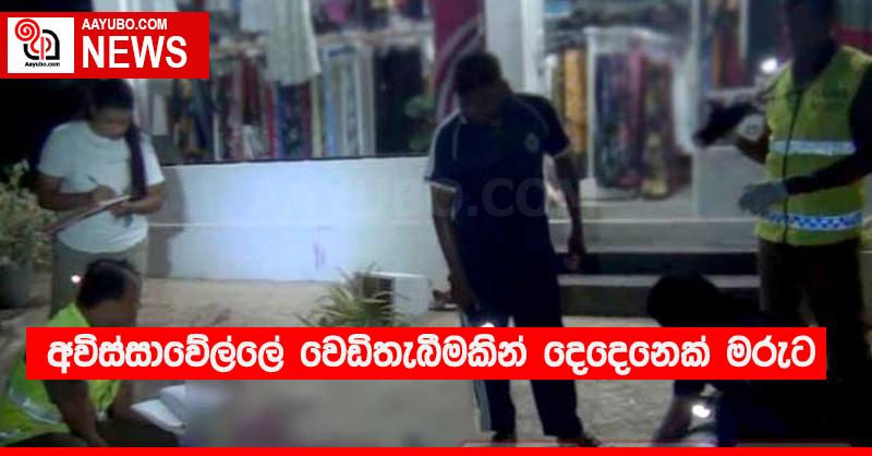 අවිස්සාවේල්ලේ වෙඩිතැබීමකින් දෙදෙනෙක් මරුට