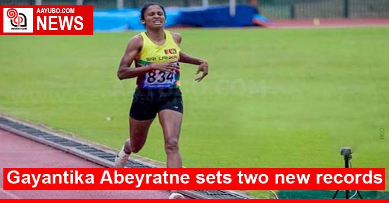 Gayantika Abeyratne sets two new records