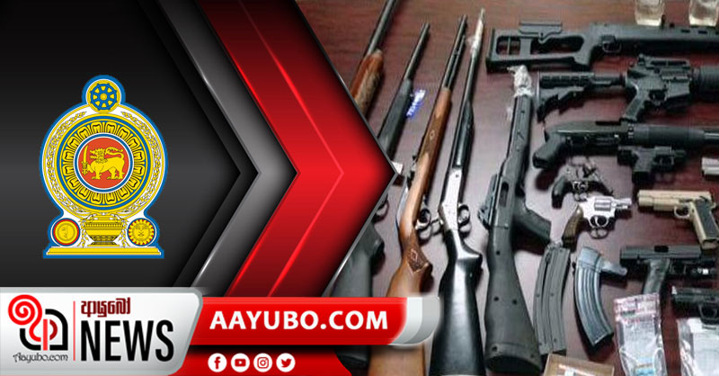 අනවසර ගිනි අවි රජයට භාරදීමට සහන කාලයක්