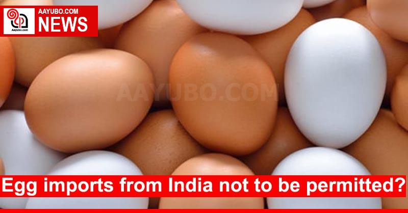 Egg imports from India not to be permitted?