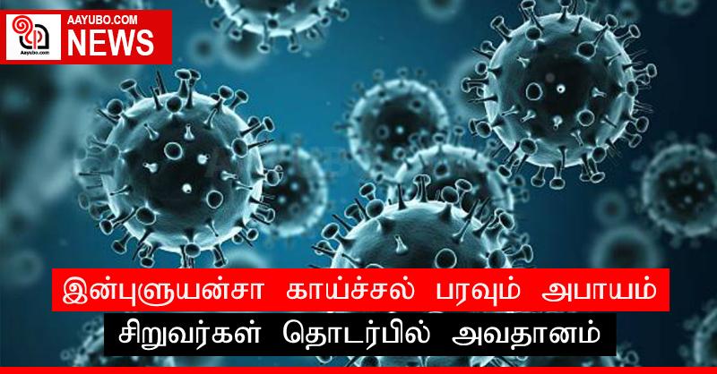 இன்புளுயன்சா காய்ச்சல் பரவும் அபாயம்; சிறுவர்கள் தொடர்பில் அவதானம்