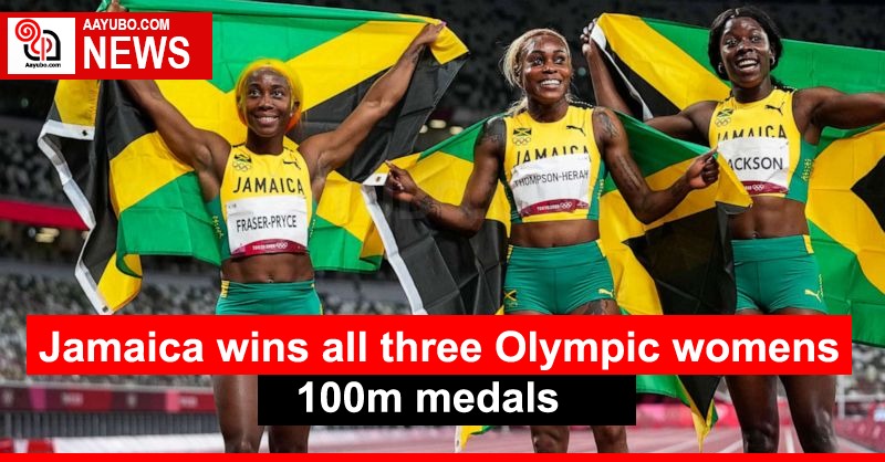 Jamaica wins all three Olympic womens 100m medals
