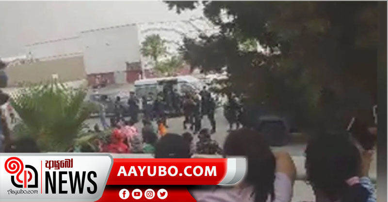 ජෝර්දානයේ ශ්‍රී ලාංකිකයින්ට කදුළු ගෑස් ප්‍රහාරයක්