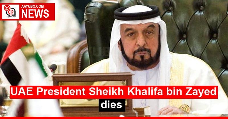 UAE President Sheikh Khalifa bin Zayed dies