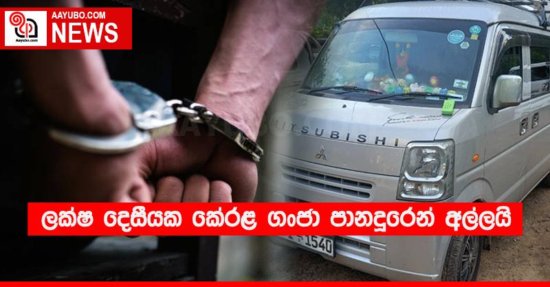 ලක්ෂ දෙසීයක කේරළ ගංජා පානදුරෙන් අල්ලයි