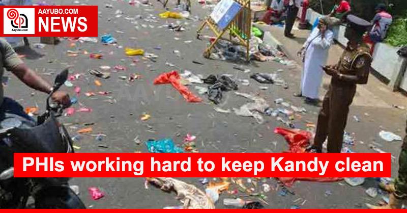 PHIs working hard to keep Kandy clean