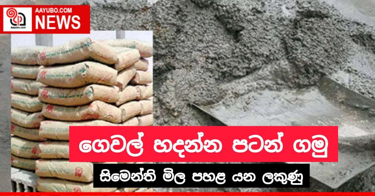 ආයිත් ගොඩනැගිලි හදන්න පටන් ගමු