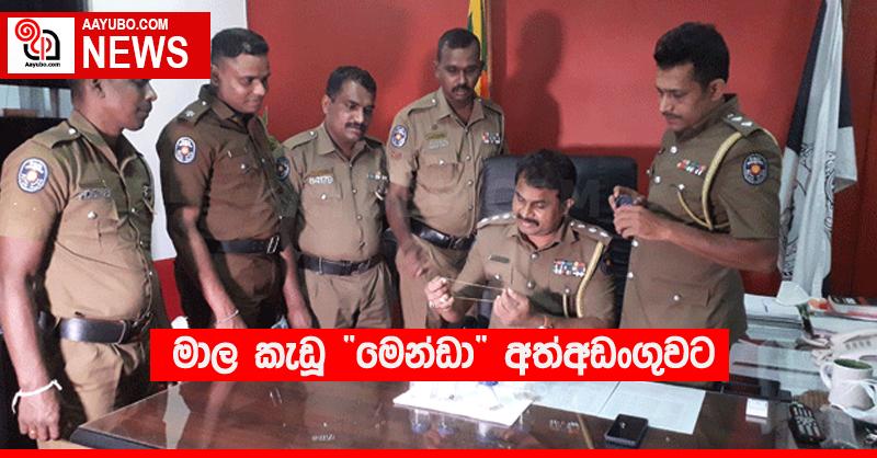 මාල කැඩූ “මෙන්ඩා” අත්අඩංගුවට