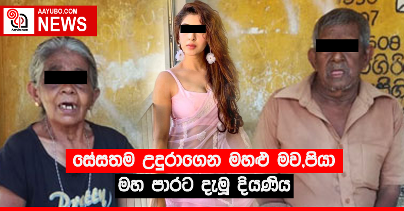 සේසතම උදුරාගෙන මහළු මව,පියා මහ පාරට දැමූ දියණිය