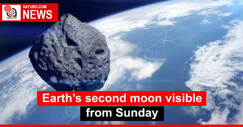 Earth’s second moon visible from Sunday