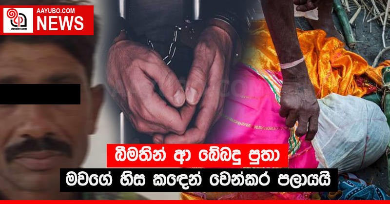 බීමතින් ආ බේබදු පුතා මවගේ හිස කඳෙන් වෙන්කර පලායයි