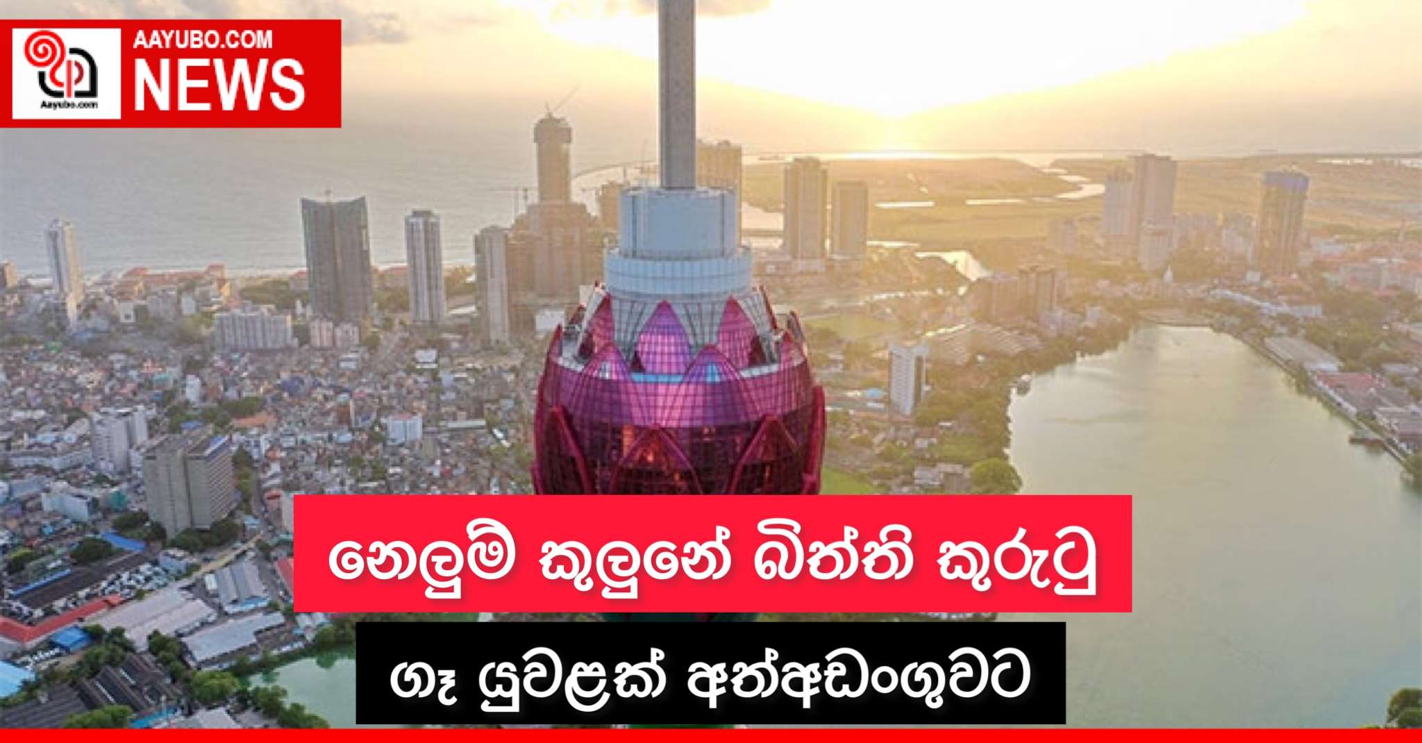 නෙළුම් කුලුනේ බිත්ති කුරුටු ගෑ යුවළක් අත්අඩංගුවට