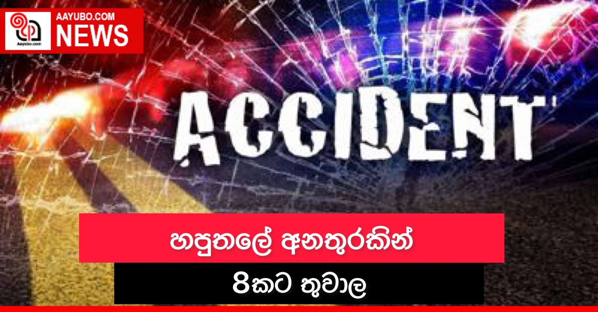 හපුතලේ අනතුරකින් 8කට තුවාල 
