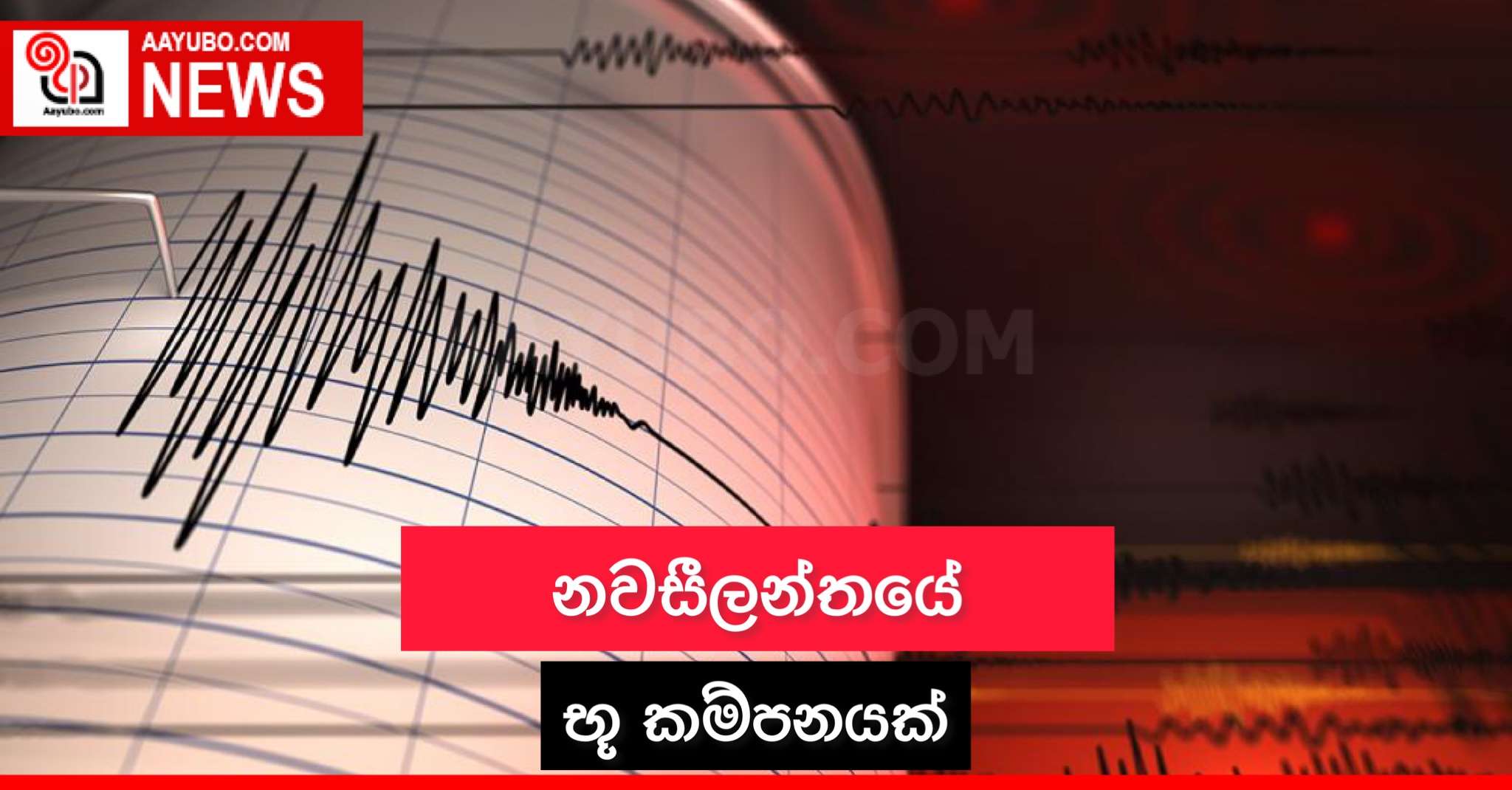 නවසීලන්තයේ භූකම්පනයක්
