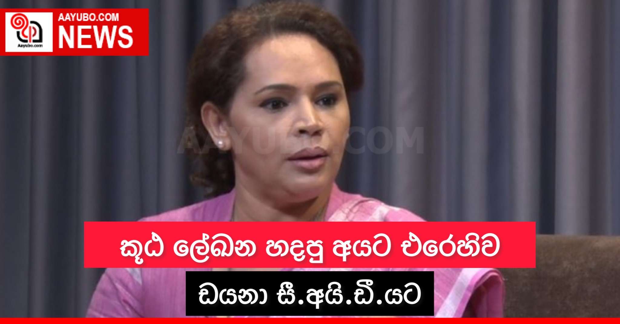 කූඨ ලේඛන හදපු අයට එරෙහිව ඩයනා සී.අයි.ඩී.යට