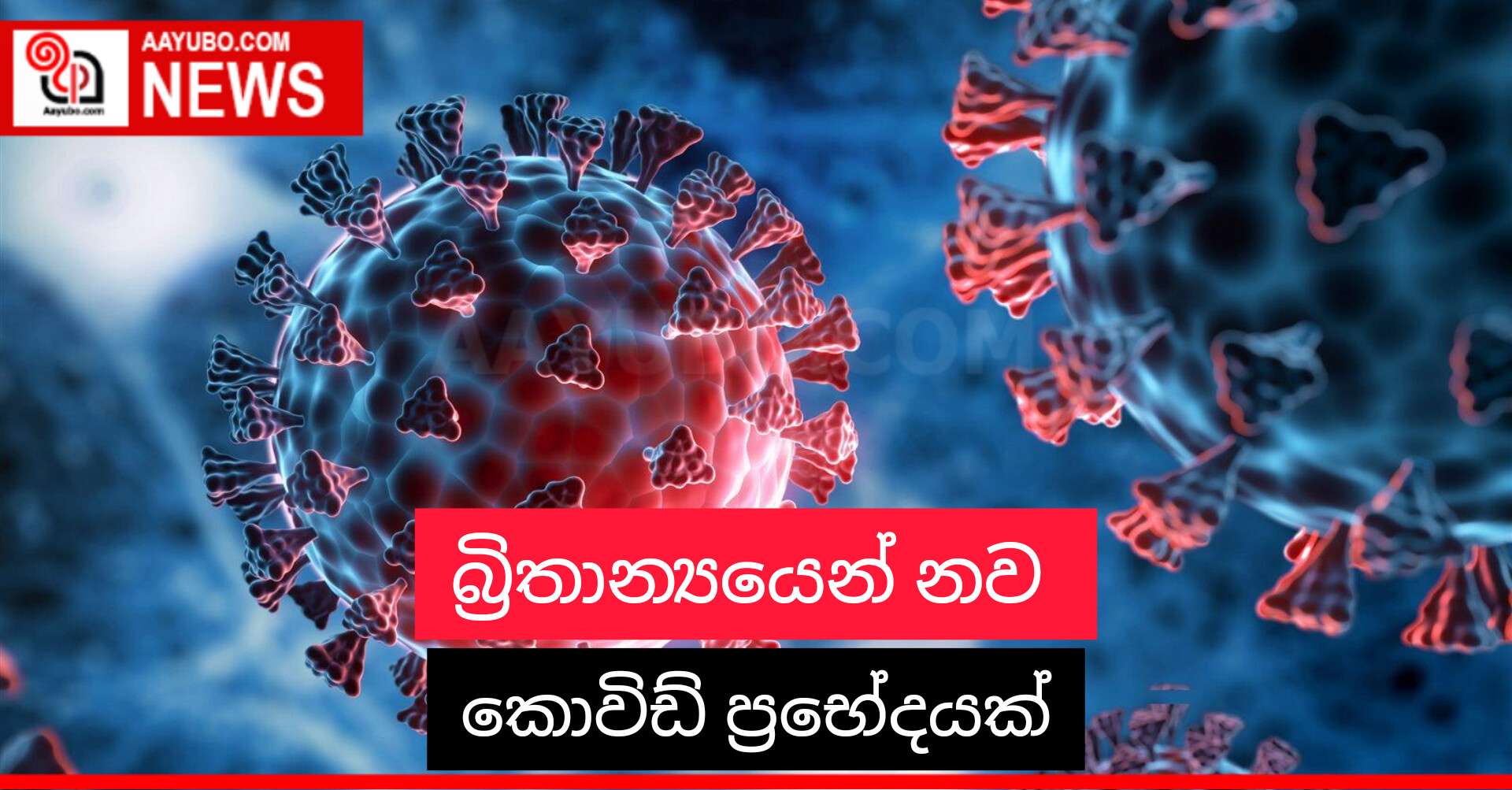 බ්‍රිතාන්‍යයෙන් නව කොව්ඩ් ප්‍රභේදයක්