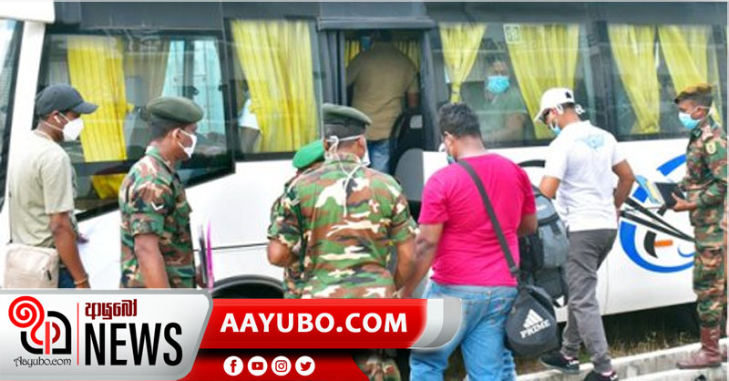 නිරෝධායන  වන පිරිසක් හමුදාව සමග මතගැටුම්.. [Video]