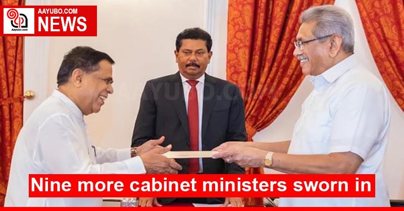 Nine more cabinet ministers sworn in