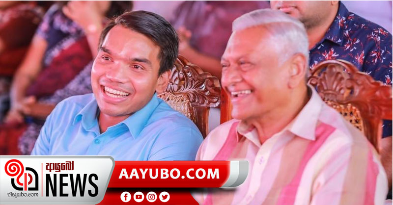  හම්බන්තොටින් නාමල් සහ චමල් පරදා  පොහොට්ටුවේන් එක වෙන්න හදන ඇමති