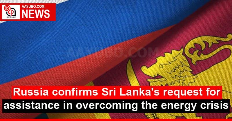 Russia confirms Sri Lanka's request for assistance in overcoming the energy crisis