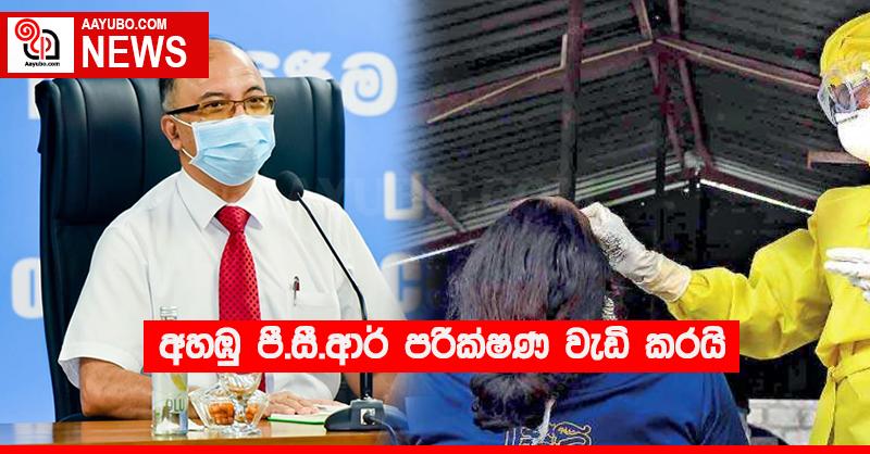 අහඹු පී.සී.ආර් පරික්‍ෂණ වැඩි කරයි