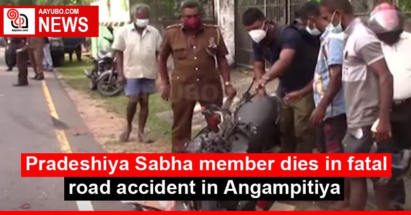 Pradeshiya Sabha member dies in fatal road accident in Angampitiya