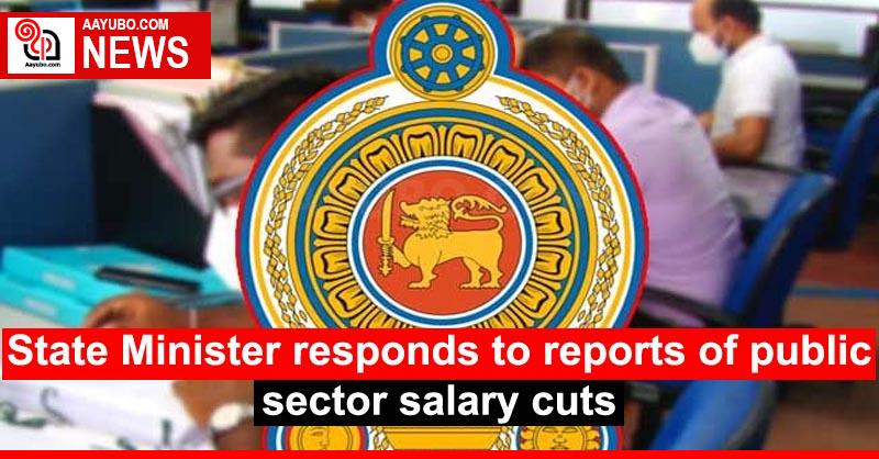 State Minister responds to reports of public sector salary cuts