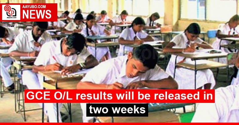 GCE O/L results will be released in two weeks