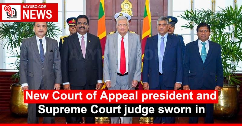 New Court of Appeal president and Supreme Court judge sworn in