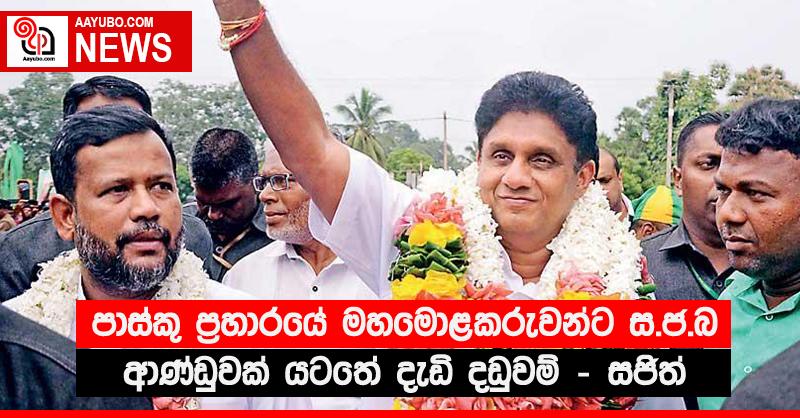 පාස්කු ප්‍රහාරයේ මහමොළකරුවන්ට ස.ජ.බ ආණ්ඩුවක් යටතේ දැඩි දඬුවම් - සජිත්