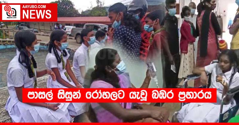 පාසල් සිසුන් රෝහලට යැවූ බඹර ප්‍රහාරය