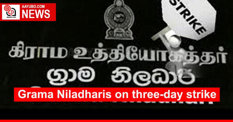 Grama Niladharis on three-day strike
