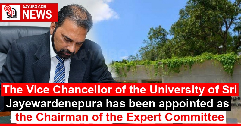 The Vice Chancellor Of The University Of Sri Jayewardenepura Has Been ...