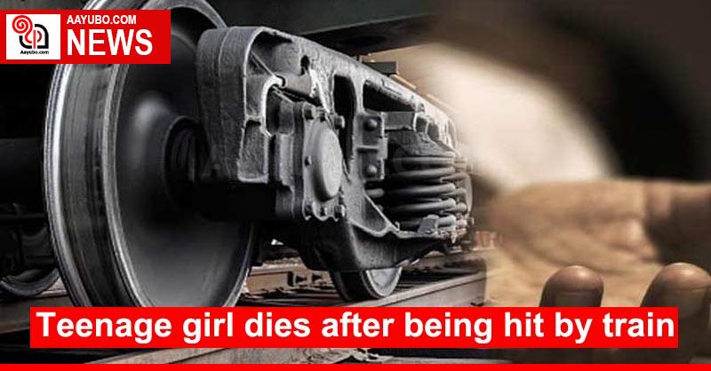 Teenage girl dies after being hit by train