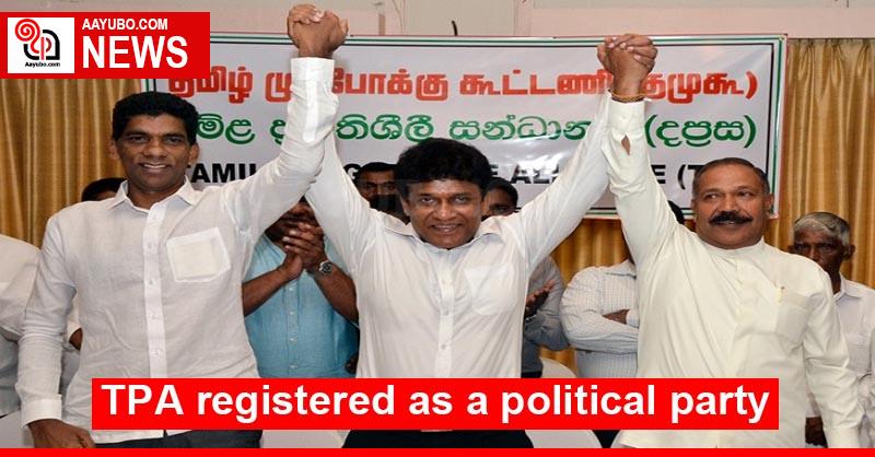 TPA registered as a political party