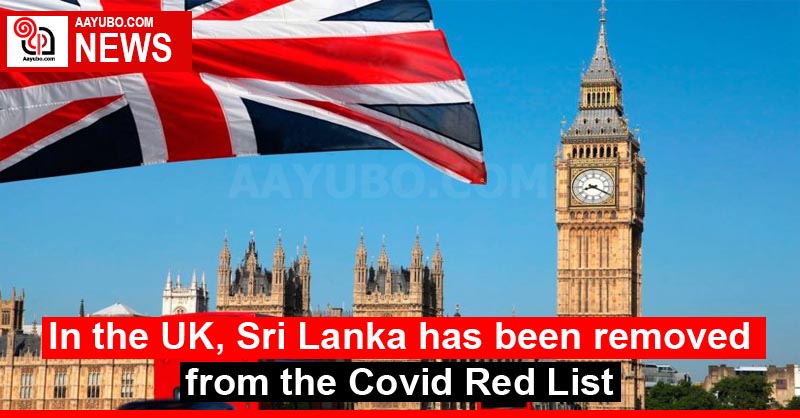 In the UK, Sri Lanka has been removed from the Covid Red List