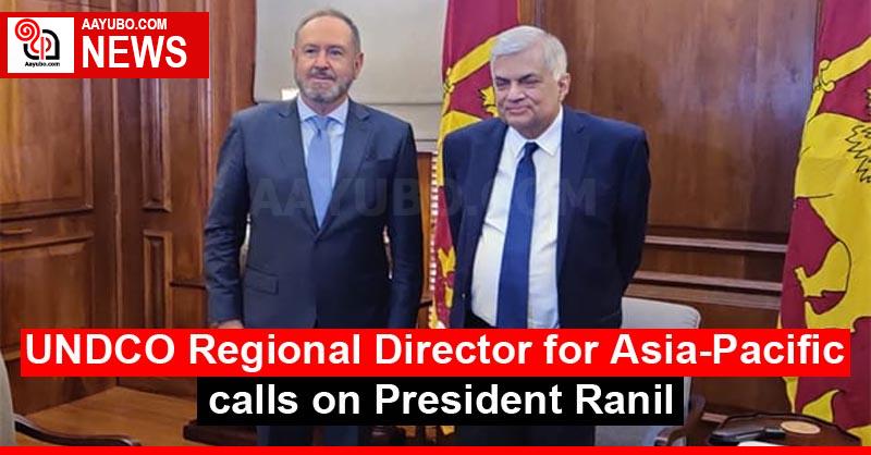 UNDCO Regional Director for Asia-Pacific calls on President Ranil