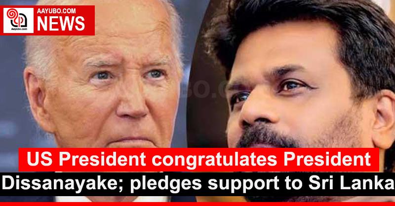 US President congratulates President Dissanayake; pledges support to Sri Lanka