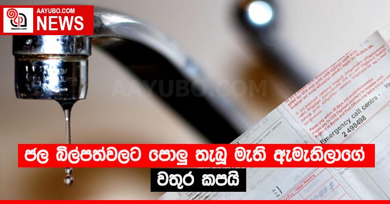 ජල බිල්පත්වලට පොලු‍ තැබූ මැති ඇමැතිලාගේ වතුර කපයි