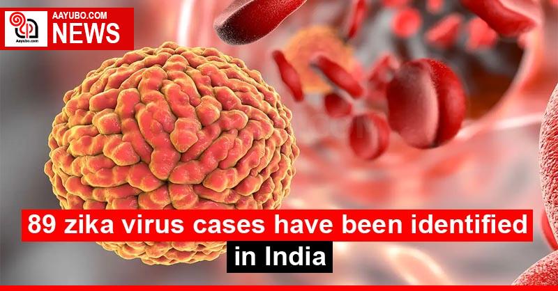 89 zika virus cases have been identified in India