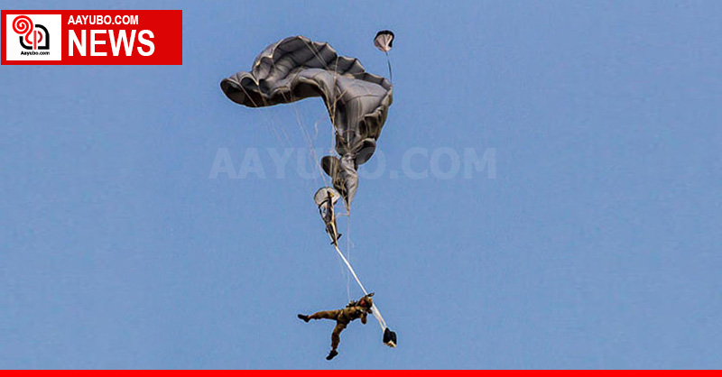 Parachute entangles  - one death 