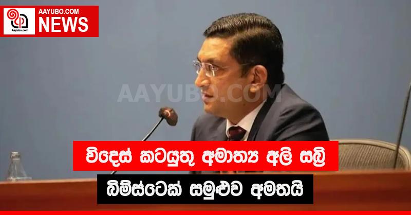 විදෙස් කටයුතු අමාත්‍ය අලි සබ්‍රි බිම්ස්ටෙක් සමුළුව අමතයි