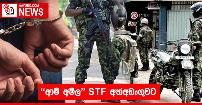 ආමි අමිල STF අත්අඩංගුවට