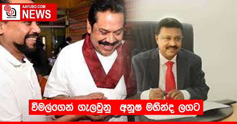 විමල්ගෙන් ගැලවුනු  අනූෂ මහින්ද ලගට