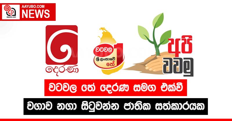වටවල තේ දෙරණ සමග එක්වී වගාව නගා සිටුවන්න ජාතික සත්කාරයක