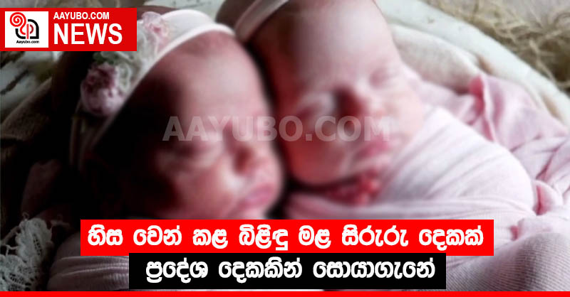 හිස වෙන් කළ බිළිඳු මළ සිරුරු දෙකක් ප්‍රදේශ දෙකකින් සොයාගැනේ