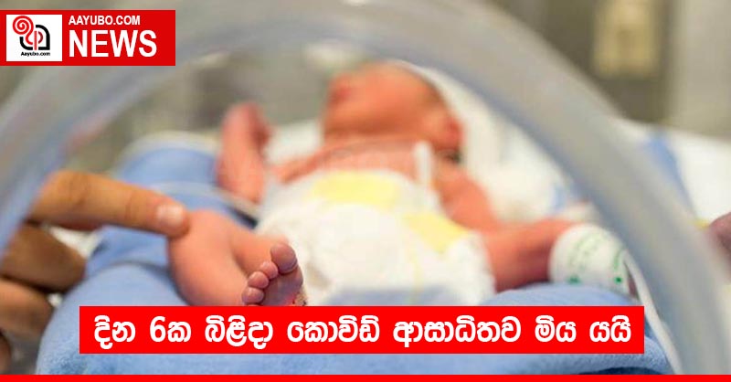 දින 6ක බිළිදා කොවිඩ් ආසාධිතව මිය යයි